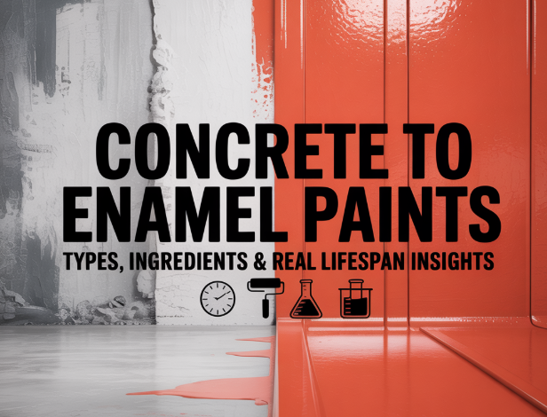 From Concrete to Enamel: Discover the Best Paint Types, Ingredients & How Long They Really Last