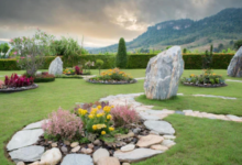 Jardines con Piedras y Troncos: A Natural Approach to Garden Design