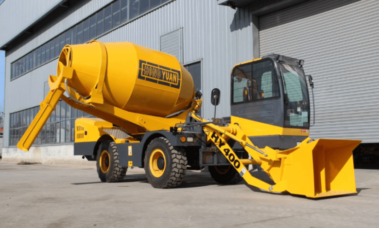 Boosting Construction Efficiency with the self loading concrete mixer