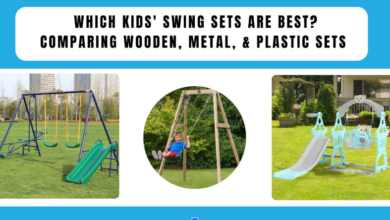 Which Kids' Swing Sets are Best? Comparing Wooden, Metal, & Plastic Sets 