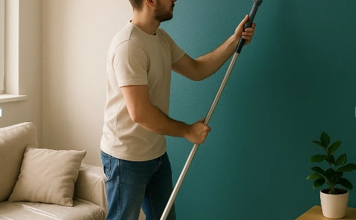 Paint wall: Techniques for a crisp finish without extra coats