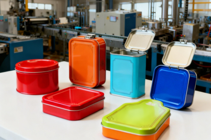 Custom tin cans with hinged lids: convenient for access and reusable