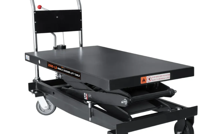 Eliminating Back Strain: How Mobile Scissor Lift Tables Change Material Handling