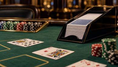 Six decks and 312 cards, the arithmetic of a blackjack shoe