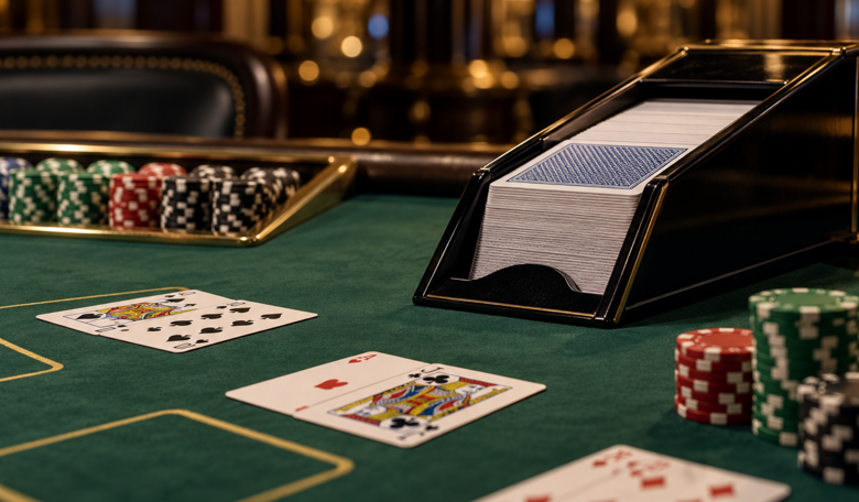 Six decks and 312 cards, the arithmetic of a blackjack shoe
